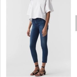 AGOLDE Sophie High Rise Skinny Crop